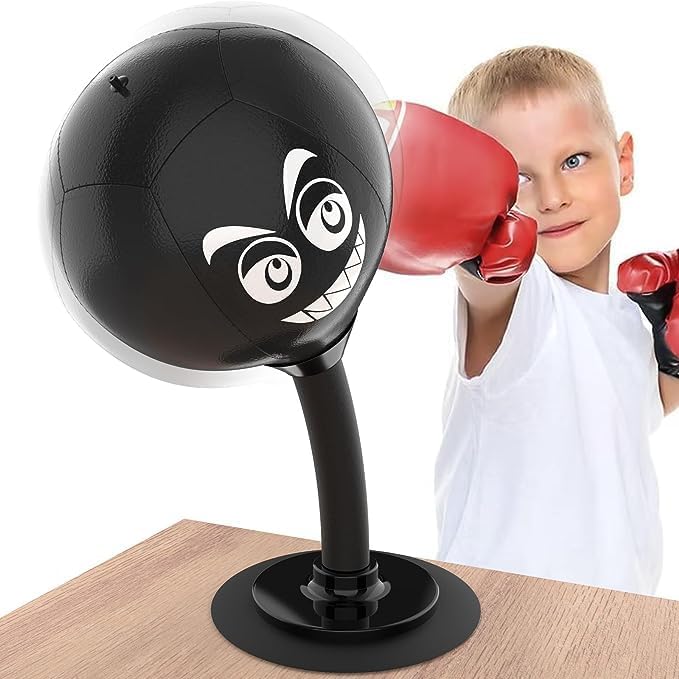 Desktop Punching Bag Standing Desktop Punching Bag Stress Buster Relief Boxing Punch Ball Reflex Strain and Tension for Women Men Youngest