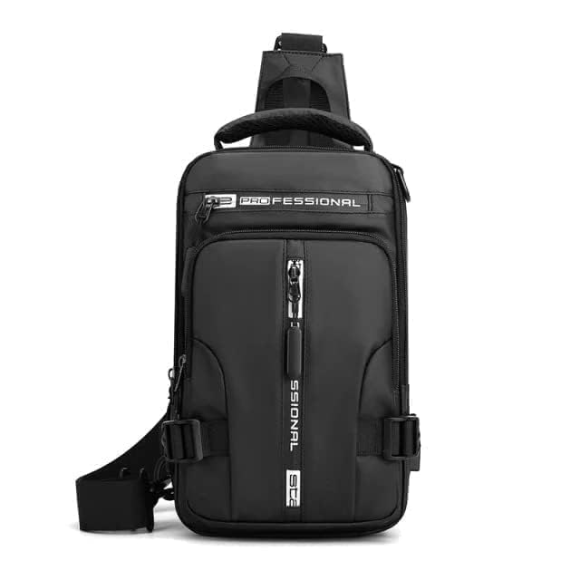 USB CROSS BACKPACK BAG     Bag cross backpack Sling For Men Messenger Bag Nylon Waterproof Sling Backpack Bag with USB Charging Port for Travel Hiking Jogging Gym Picnic & Casual Chest Bag for Men