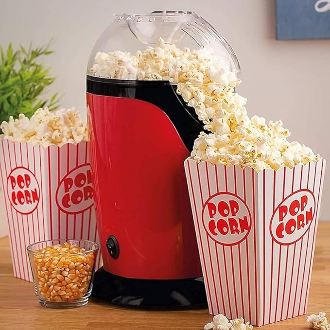 Popcorn Machine and Big Home Use Electric Big Popcorn Machine, Popcorn Maker Making Machine Automatic Popcorn Machine Household Electric Instant Popcorn Maker Stylish Design